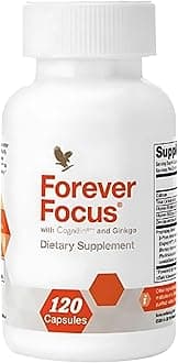 Forever Living - Forever Focus - Brain Clarity and Focus with Cognizin, Bacopa and Vitamins - for Students, Professionals and Seniors - 120 Capsule