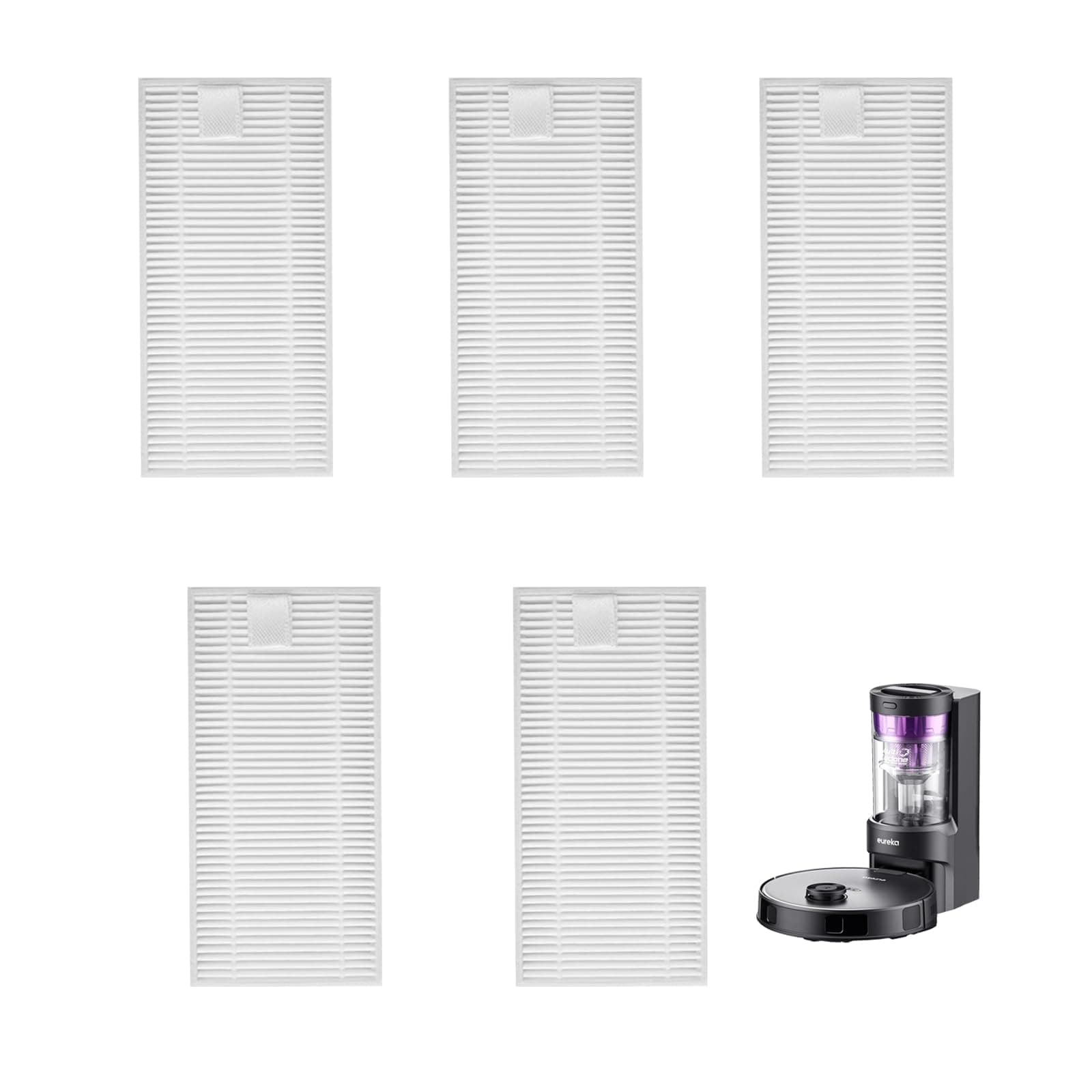 YDD Replacement Filters HEPA Compatible with Eureka E10s Vacuum Cleaner Accessories (5-Pack)