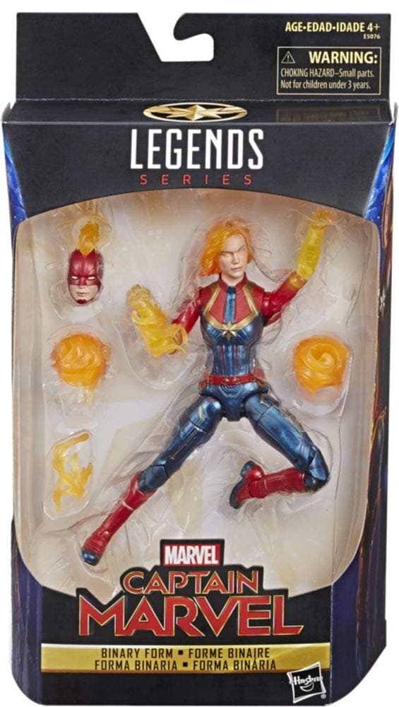 Captain Marvel Legends Figure (Binary Form)
