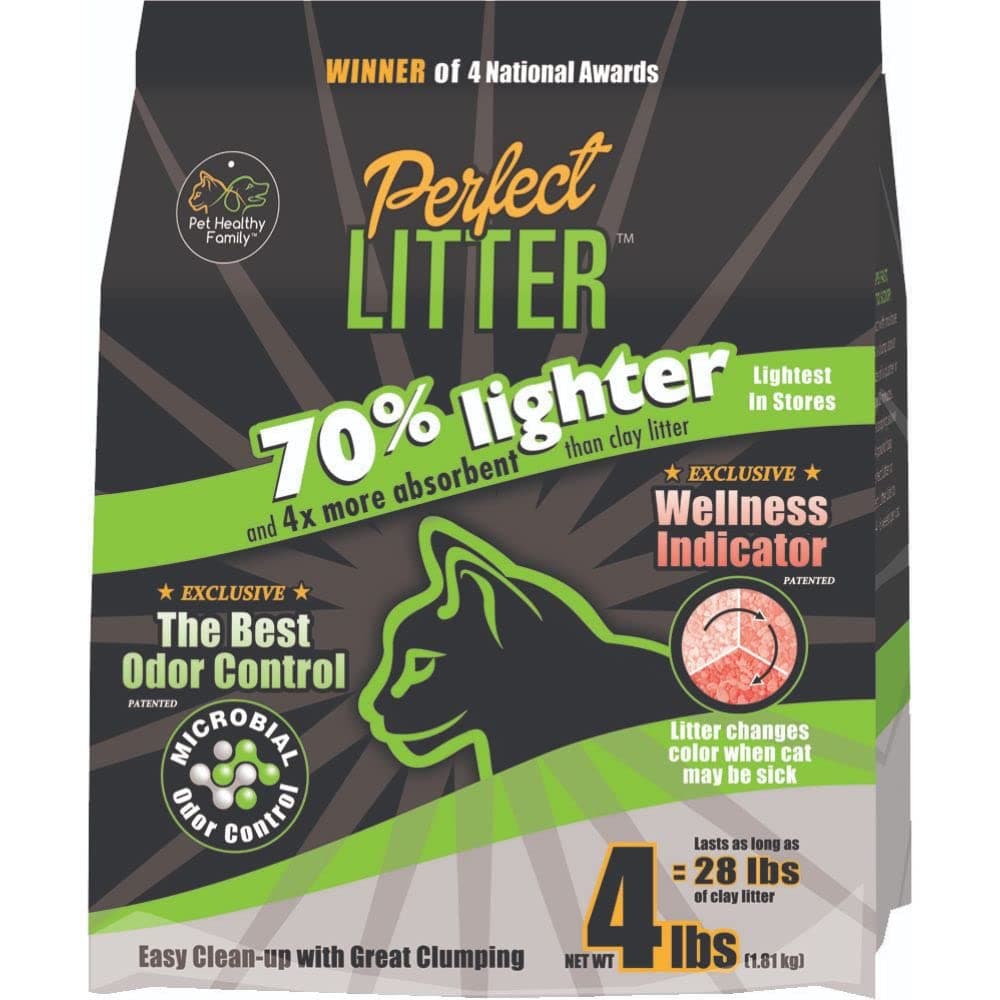 Perfect Litter Premium Lightweight Clumping with Wellness Indicator