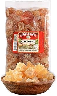 Angel Brand Gum Arabic 1.25lbs – Premium Food-Grade Acacia Gum for Baking, Arts, Crafts, and More – Versatile, Edible, and Water-Soluble Powder