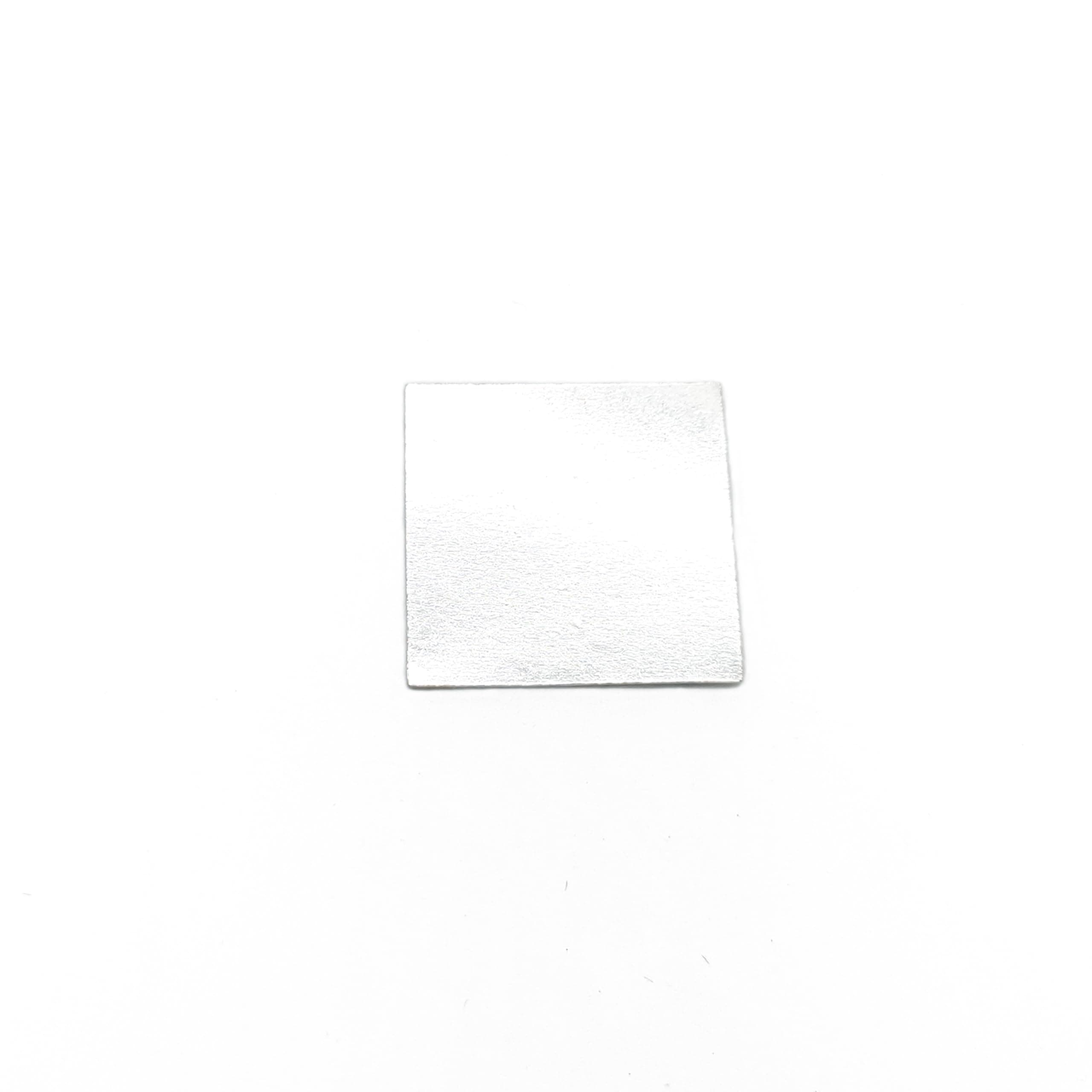 Gems Solid Square Piece Silver/Chandi Ka patra (Size : L-2.5cm * W-2.5cm * H-0.1cm | Weight : 2.9gm Approxe)