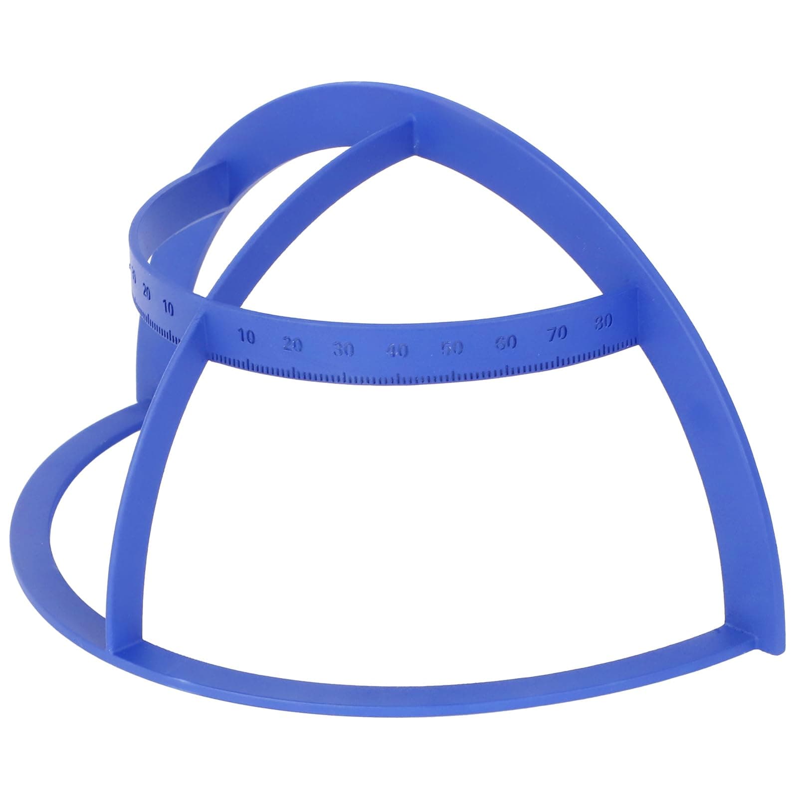 AUTOVIC Bowling Ball Quarter Scale Layout Tool, 3D Printed Grips Pro Sect Quarter Scale, Lightweight ABS Plastic Measuring Span Gauge Ball Layout Degrees