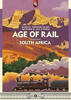 Capstone Games Age of Rail: South Africa, Strategy Board Game of Building Railroads, 60 Minute Play Time, 3 to 6 Players, Ages 14 and Up