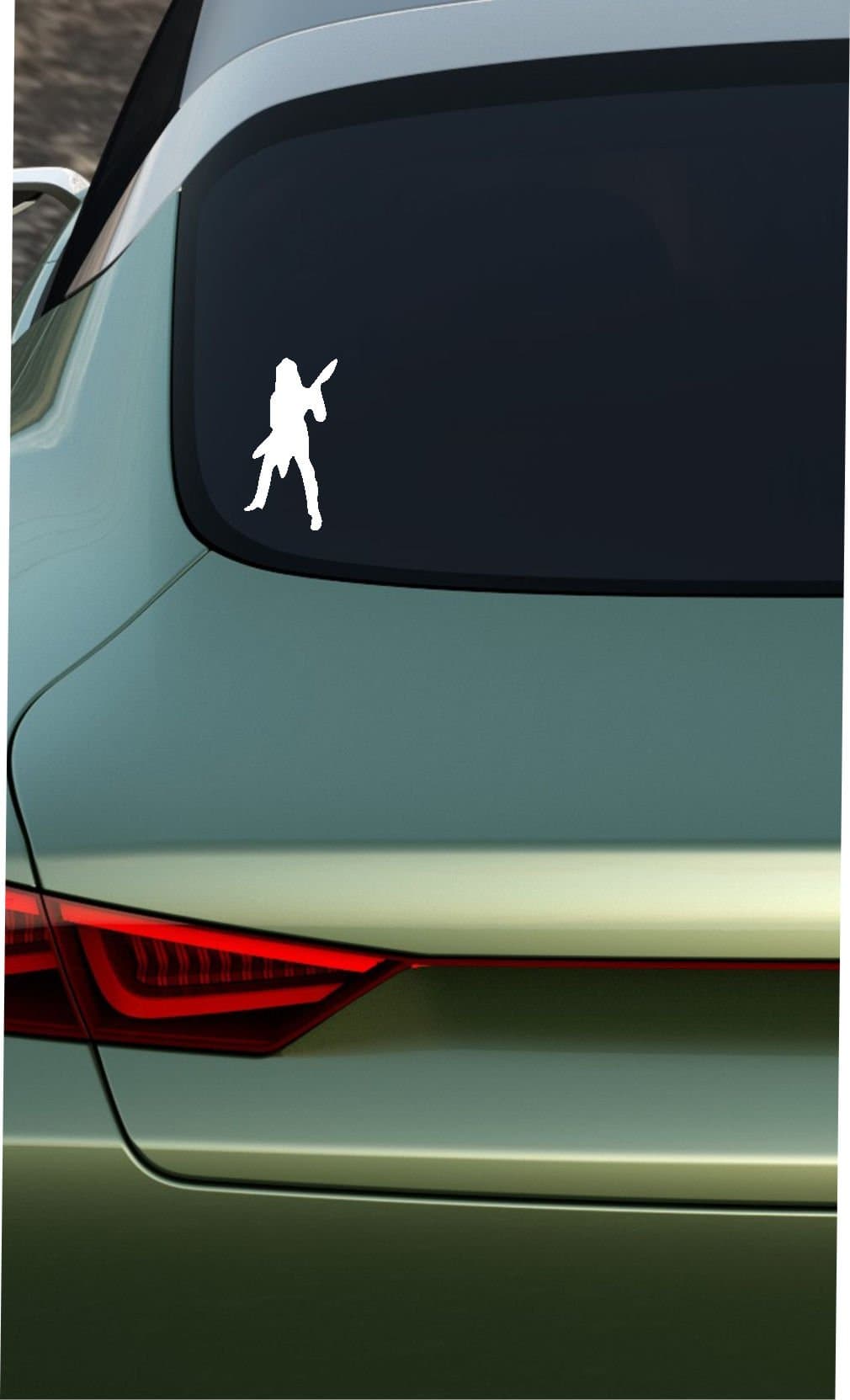 M8s Sticker Decal Randy Rhoads Jackson Sticker Decal white 19x10 cm - 7x4 inch