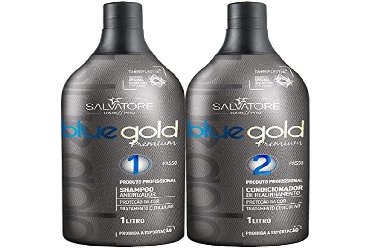 Premium Blue Gold Progressive Brush