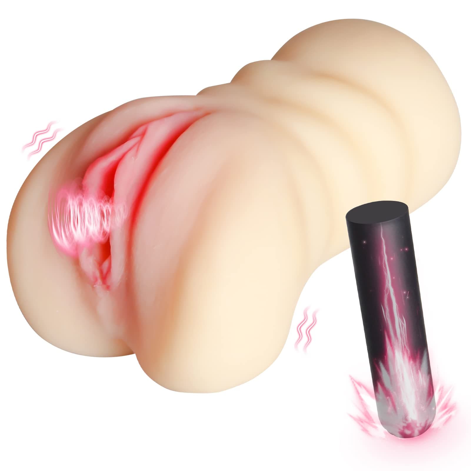 Prostate Massager Waterproof Anal Plug Vibrating Silicone Prostate Vibrator with 9 Speeds Male Sex Toy Male Prostate Stimulator for Man