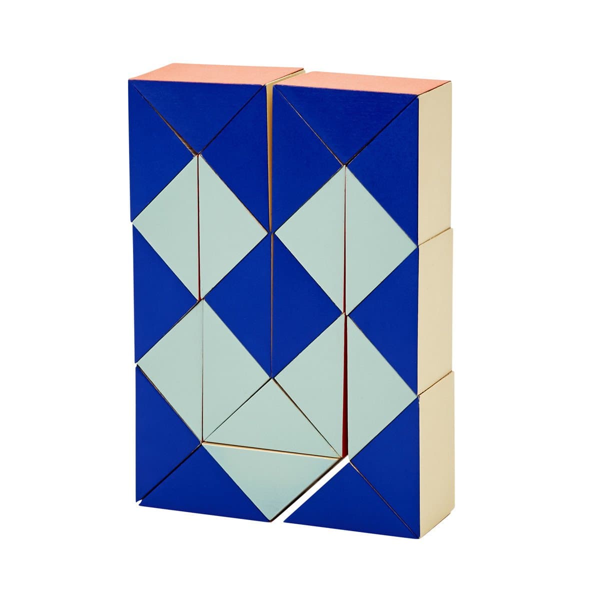 Areaware Snake Block Small (Red/Blue)
