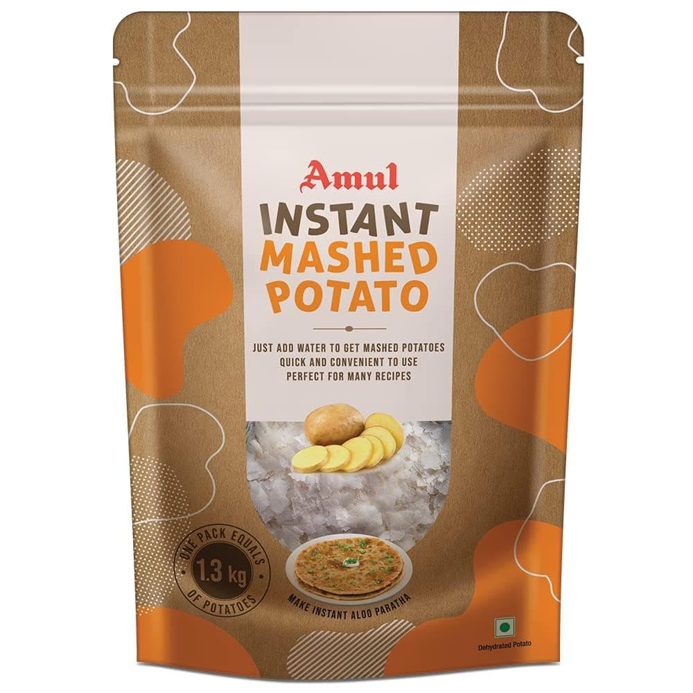 Amuul Instant Mashed Potato, 200g with Long Handle Dessert Spoon Combo