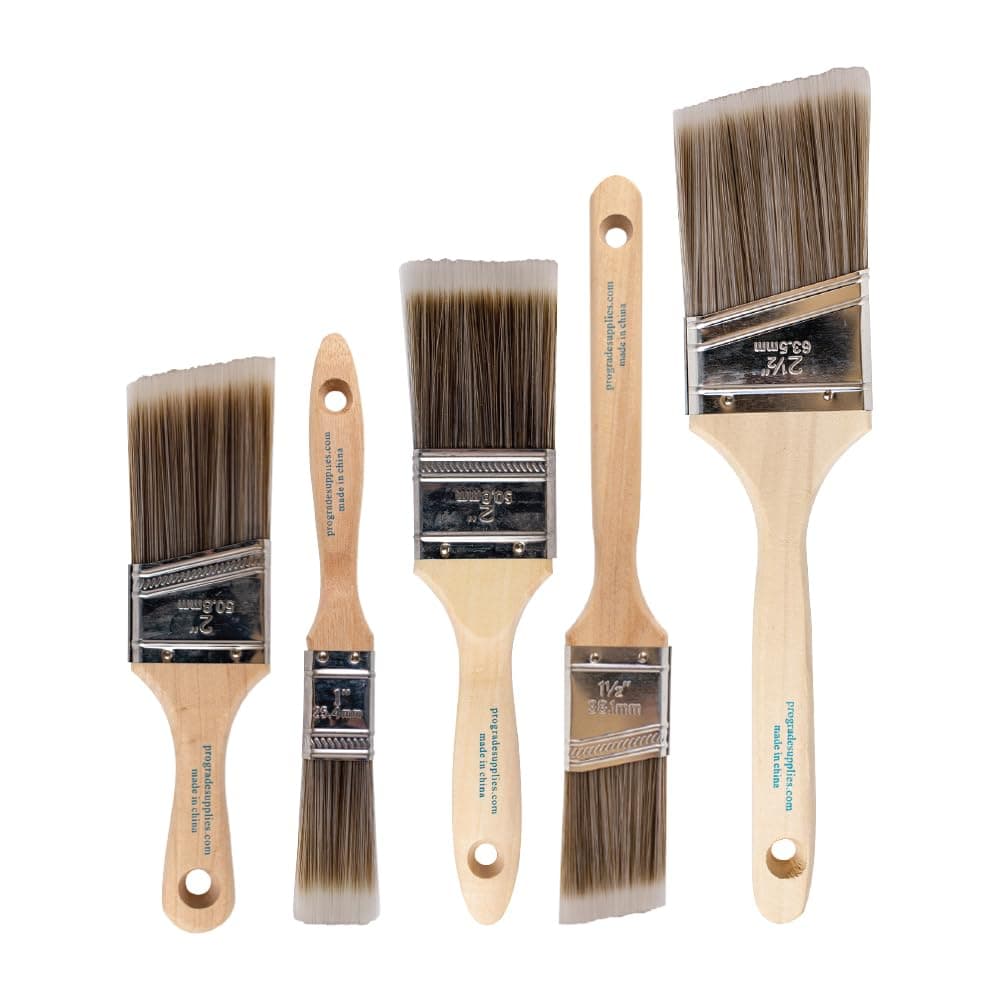 Paint Brushes - 5 Ea - Paint Brush Set