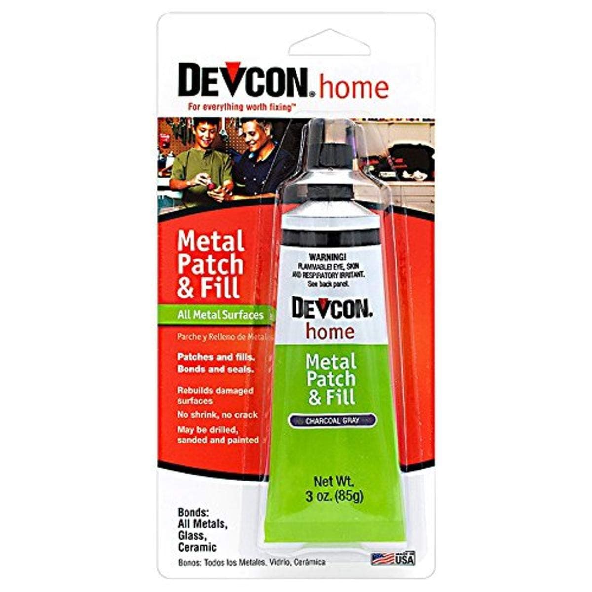50345 Metal Patch and Fill - 3 oz., Gray