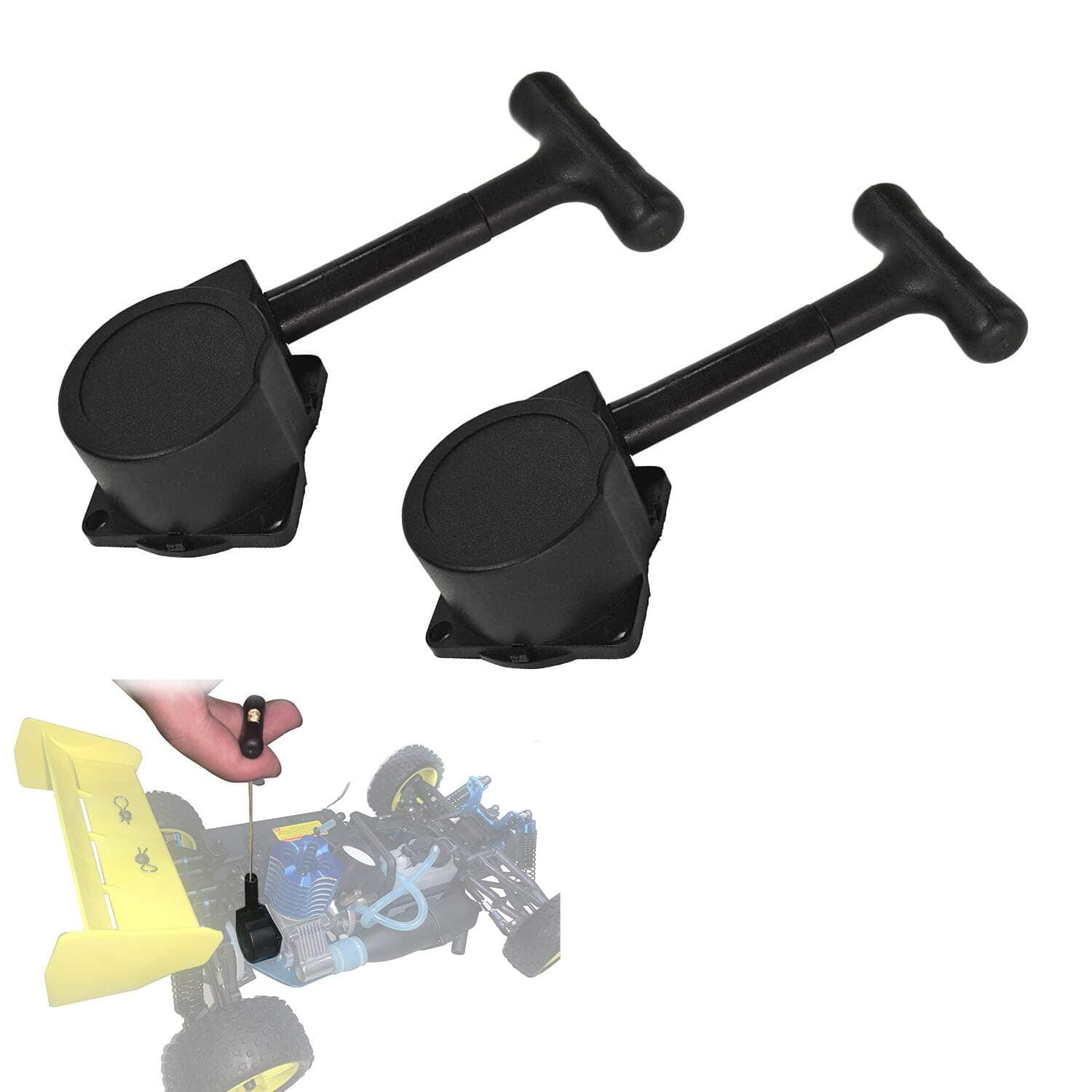 Globact 2 Pcs R020 Pull Starter for 1/10 HSP Himoto Redcat Tyranno Vertex 16 18 SH 21 Nitro Engine