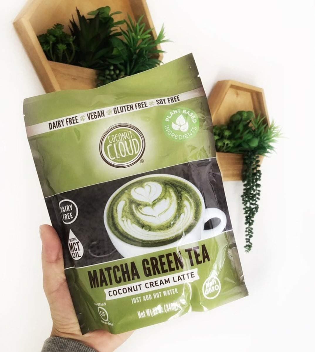 Coconut Cloud: Vegan Matcha Latte | Delicious, Lightly Sweetened made from Green Tea & Coconut Milk Powder, 21 Servings