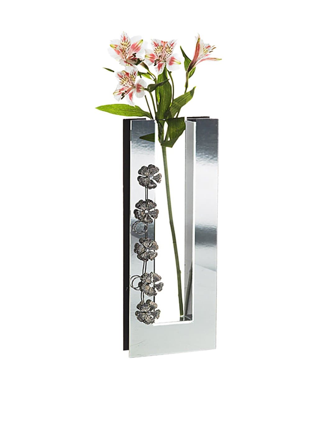 Studio Silversmiths Mirrored Glass Vase