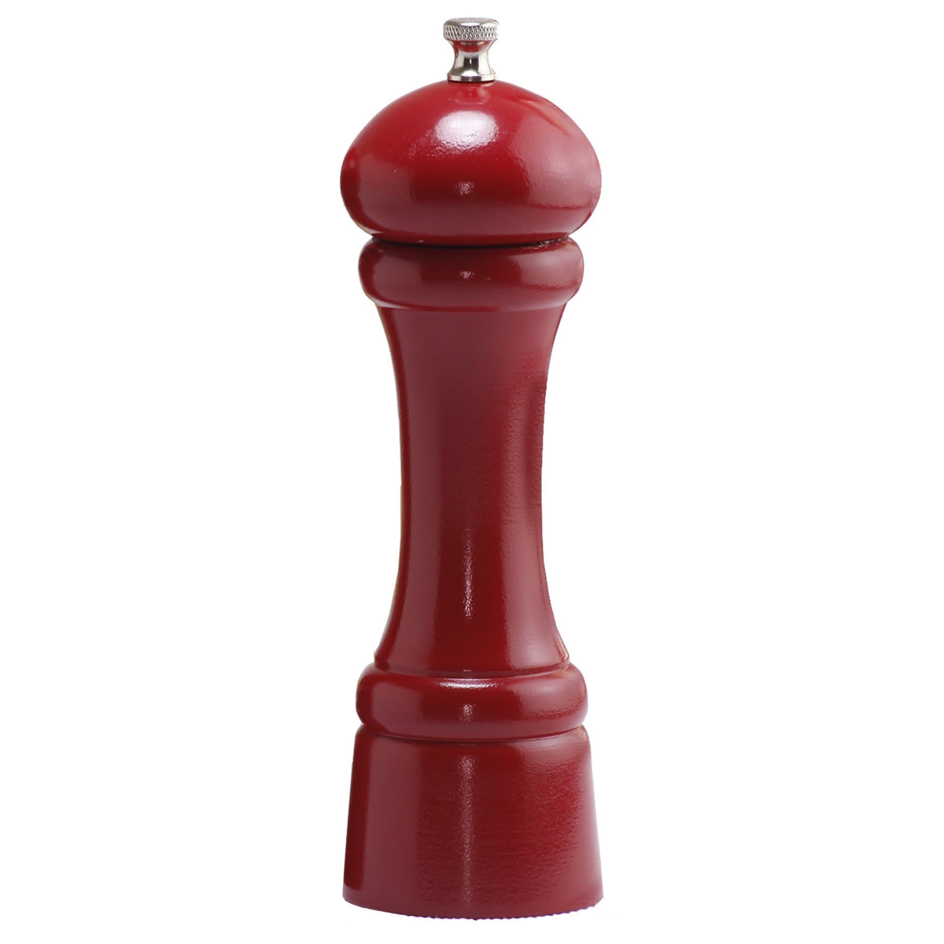 Chef Specialties 8 Inch Windsor Pepper Mill-Candy Apple Red, 8"-20cm