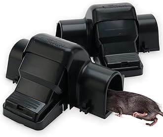 Rat Traps Indoor and Outdoor - Dual-Entry Large Rat Trap Outdoor and Indoor for Home, Garden and Restaurant with 99.9% Trap Rate | Easy to Use Rodent Traps with Safe Hands Free Design - UCatch