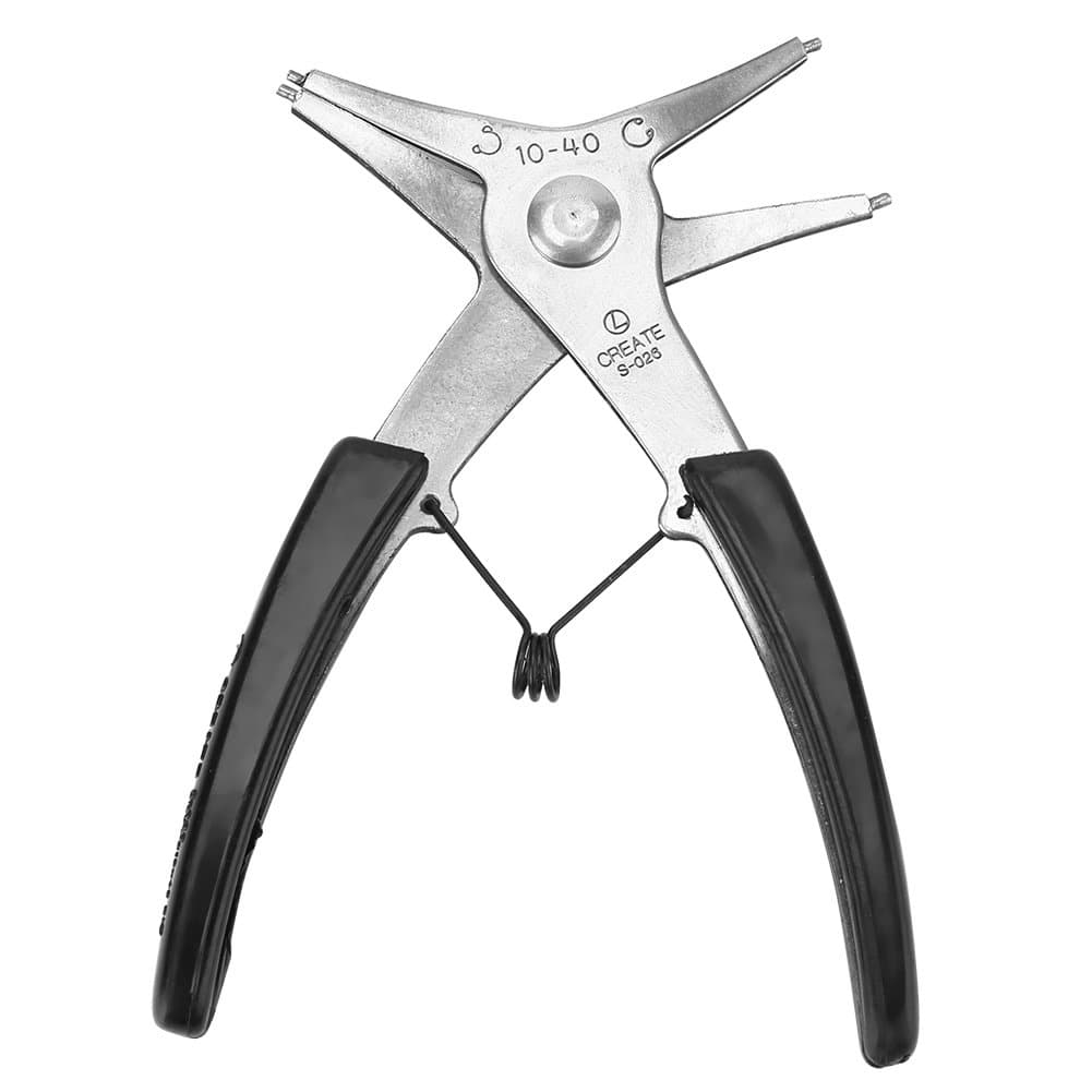 Oumefar Circlip Pliers, Snap Ring Pliers, Dual-purpose Snap Ring Pliers Tool Circlip Pliers Removal Pliers Removing Reassembling Tool for Internal and External Snap Ring