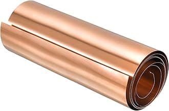 uxcell Copper Sheet Roll, Metal Foil Plate 1000mm x 150mm x 0.2mm
