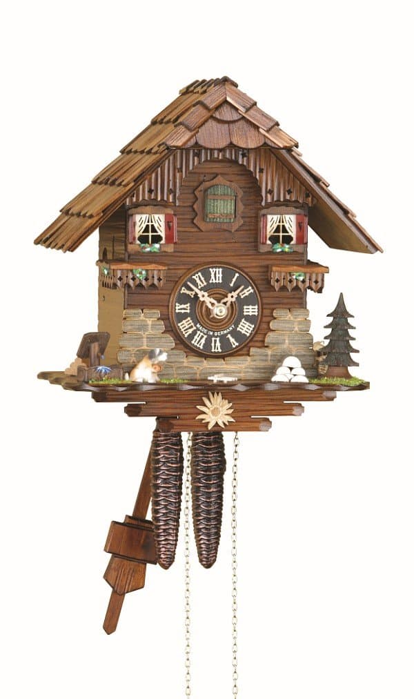Black Forest Cuckoo Clock 1 Day Movement Edelweiss
