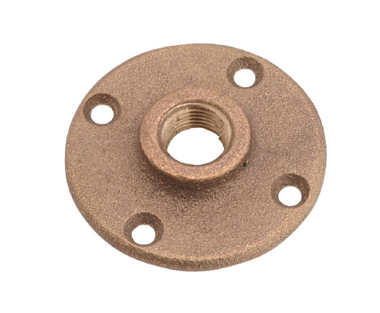 ANDERSON Brass Floor Flange, 3/4"