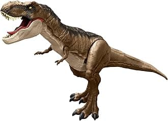 Jurassic World Dominion Super Colossal Tyrannosaurus Rex Action Figure, Extra Large Dinosaur Toy at 55CM with, 0007479