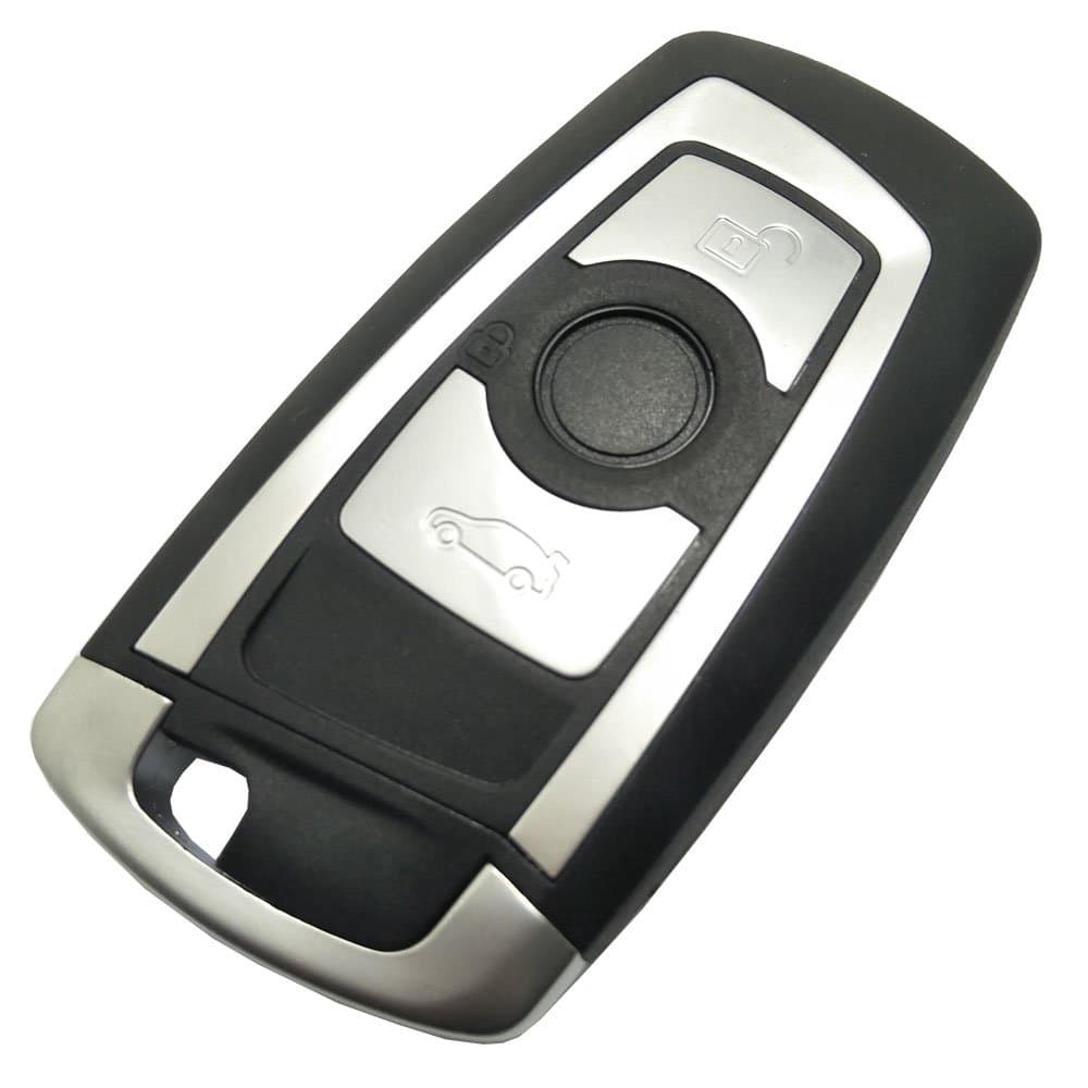Smart Key Case For BMW Remote Control Key Shell 3 Button With Uncut Key Blade No Chip Black