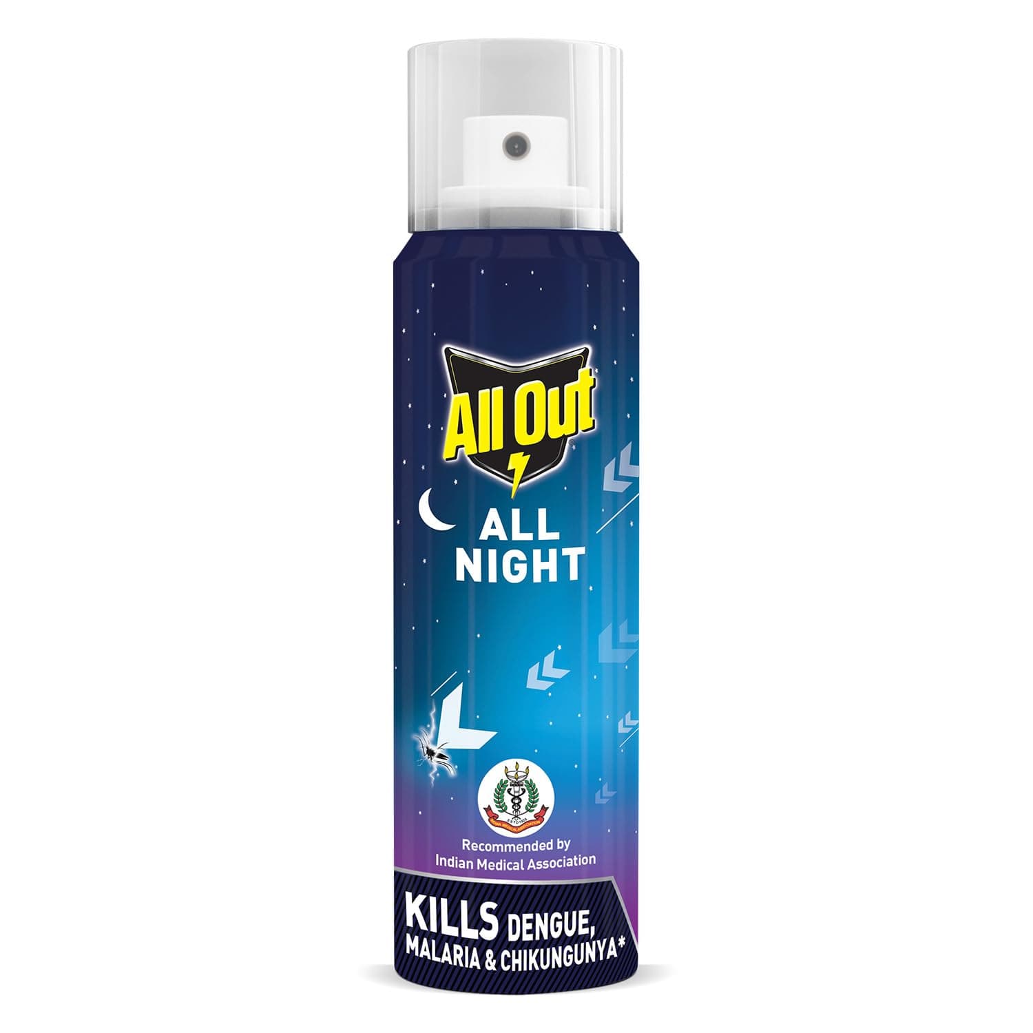 All Night Mosquito And Fly Spray (30Ml, Blue), Pack Of 1