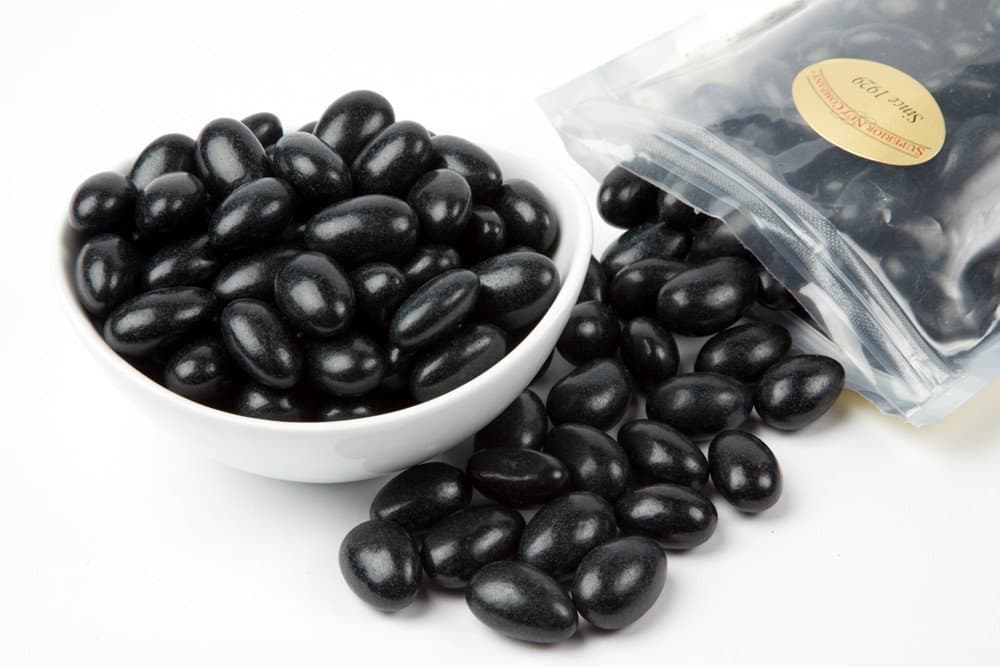Black Jordan Almonds (1 Pound Bag)