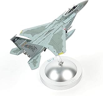 1/100 F-15C Eagle Metal Airplane Model Kits with Stand Gulf Spirit Diecast Alloy Fighter Model Jet Military Aircraft Collection for Adult Display or Gift