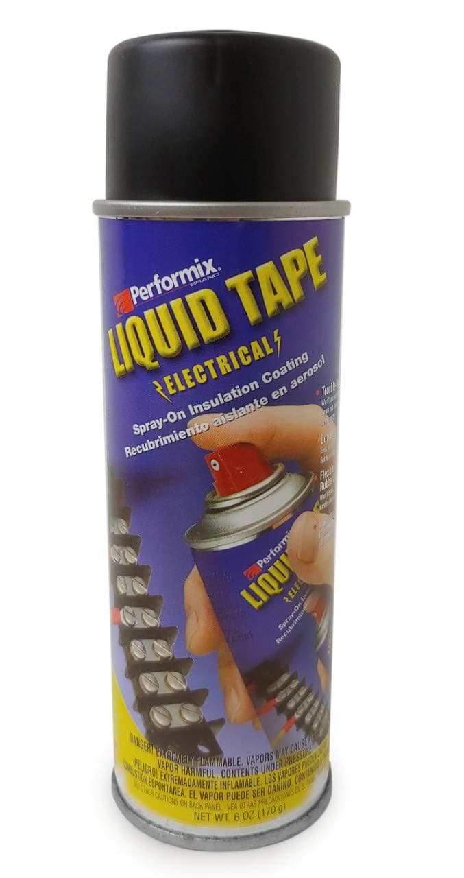 Plasti Dip Liquid Tape - Spray-On Electrical Insulation Coating, Black, 170g