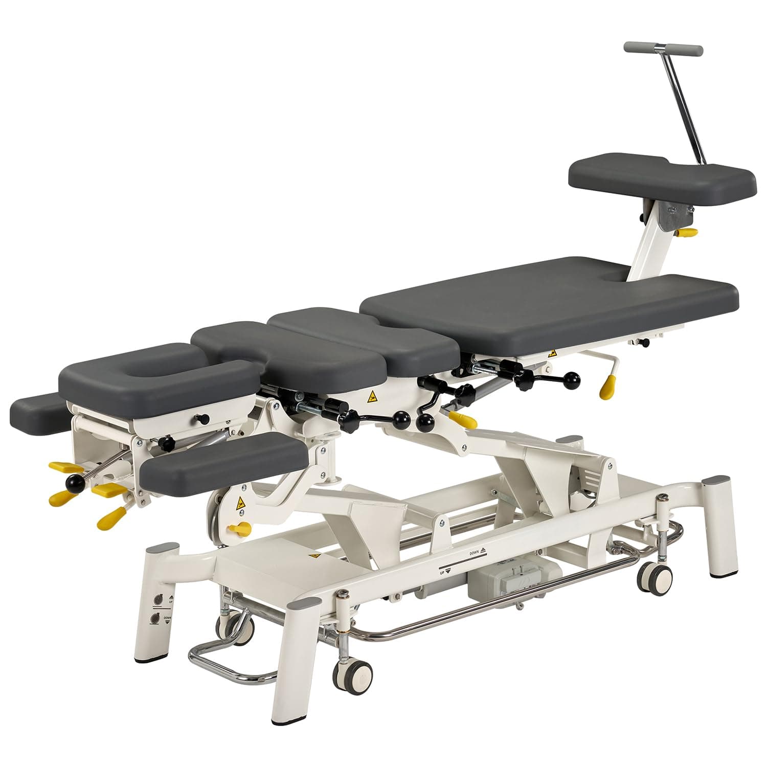 OsseFlex Pro - 4 Drop Electric Chiropractic & Massage Table for Professional Chiropractors (Cream)
