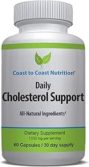 Cholesterol Cleanse - Cholesterol Lowering Supplements - Support Cardiovascular & Arteries Wellness, Reduce Bad LDL Levels - Promotes Heart Health & Blood Flow - 60 Capsules