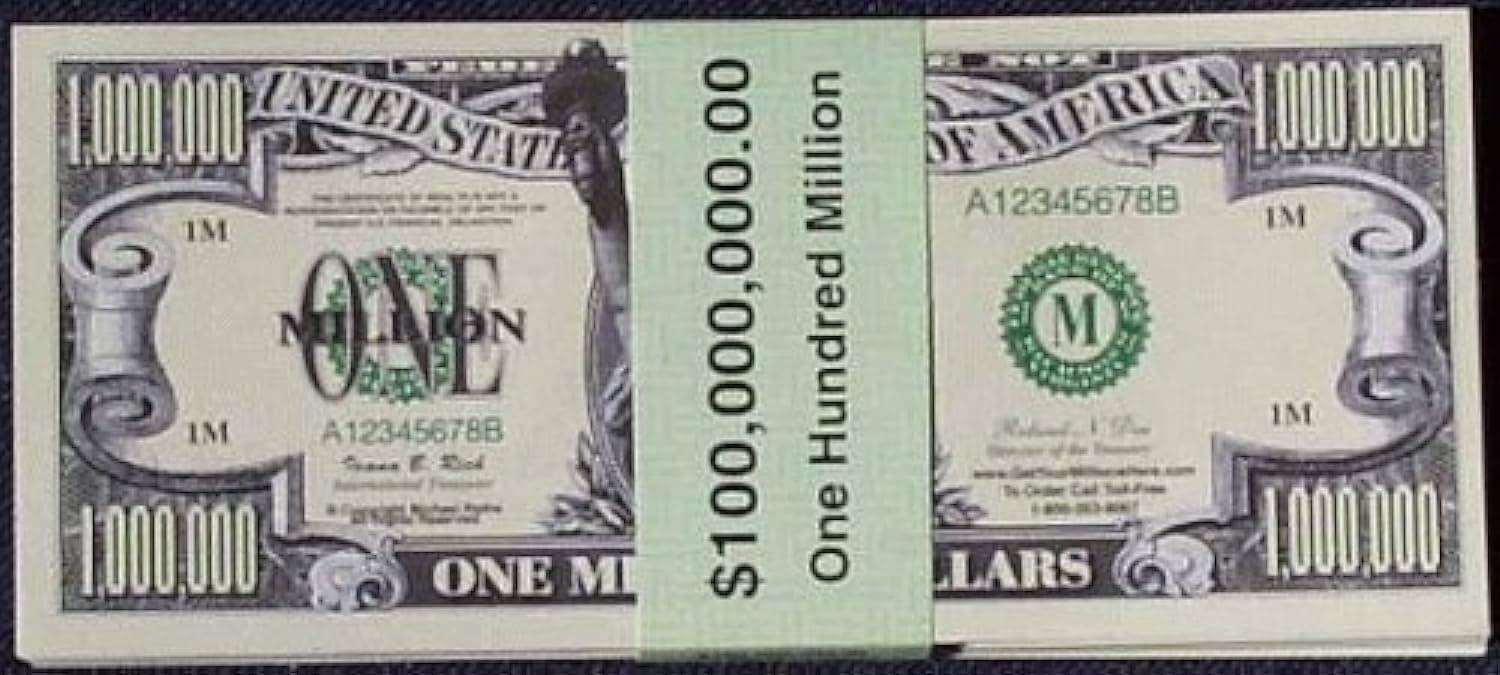Set of 100 Million Dollar Bills