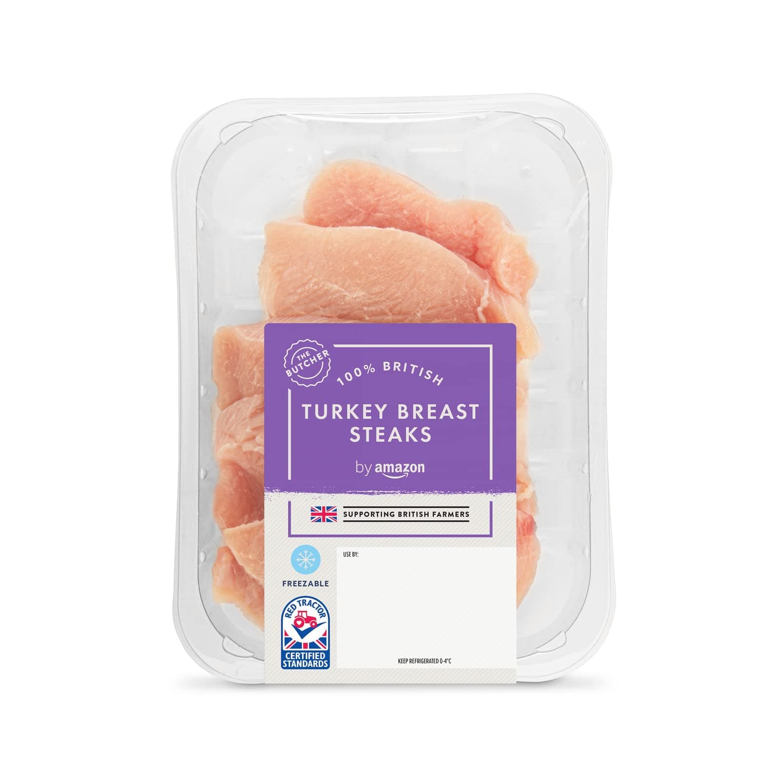 by Amazon British Turkey Breast Steaks, 300g