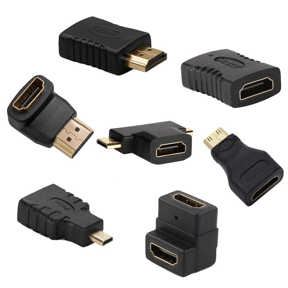 Hdmi Adapters Kit (7 Adapters) Mini Hdmi to Micro Hdim Male to Female