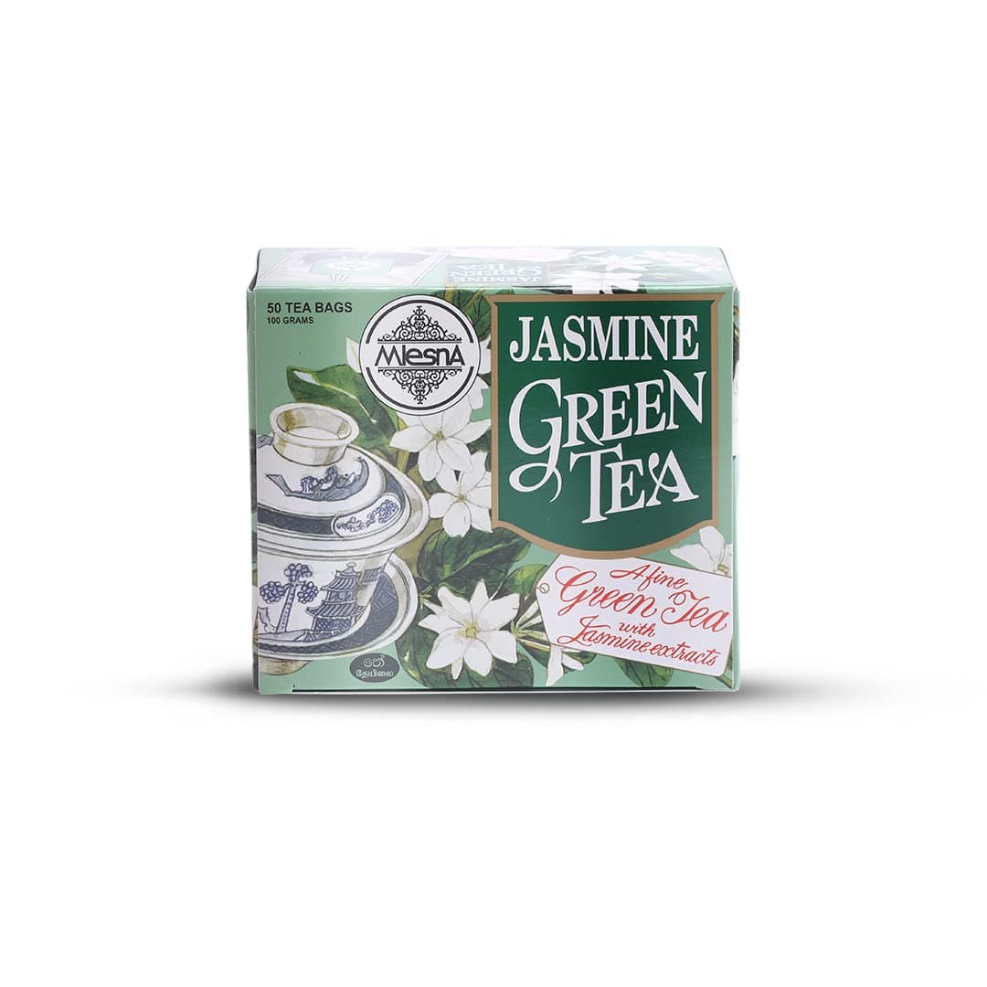 Mlesna Flavoured Green Tea, Jasmine, 100g