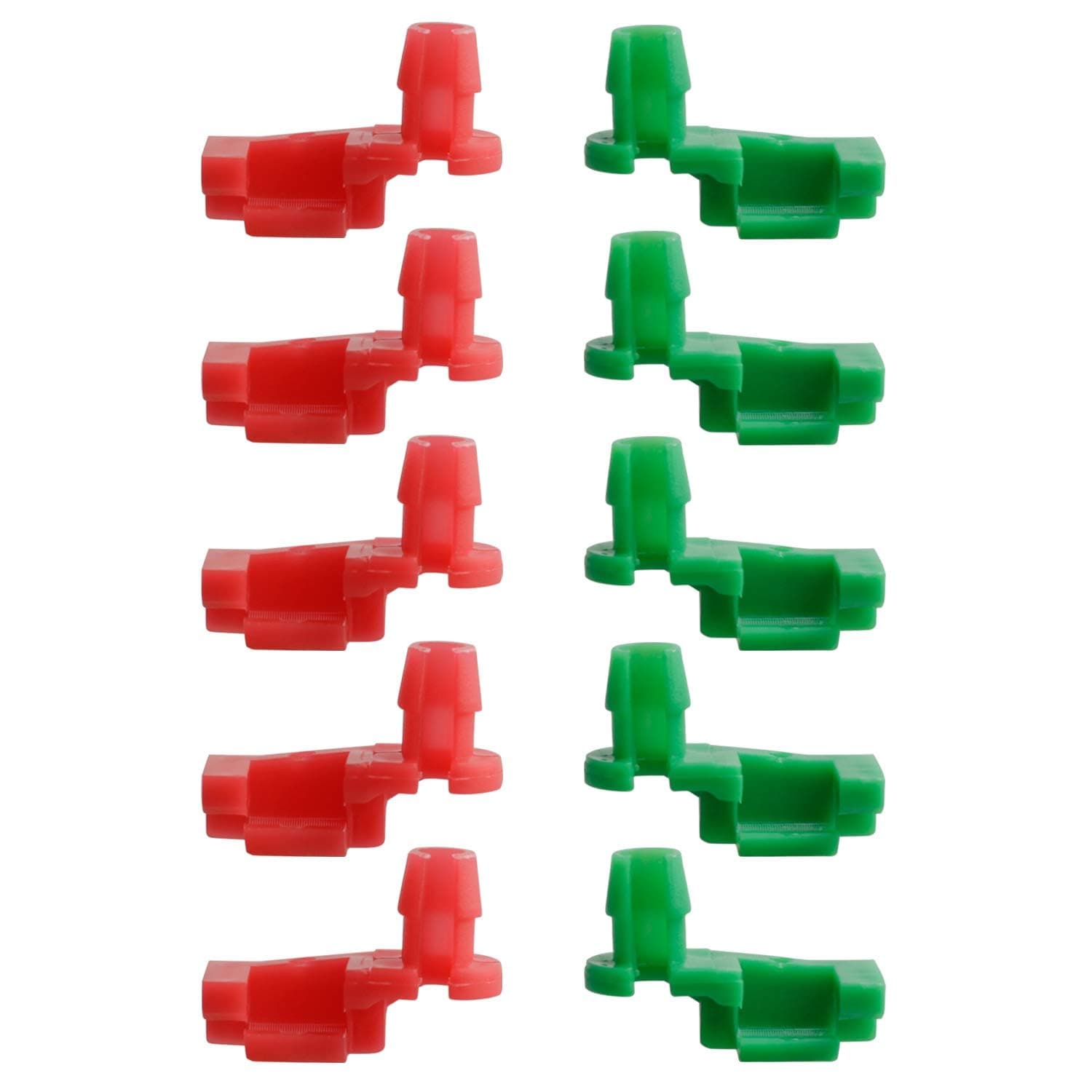 HERCOO Tailgate Handle Rod Clip Tail Gate Assembly Door Lock Retainer Clips Compatible with 1999-2007 Chevy Silverado GMC Sierra for 88981030 88981031