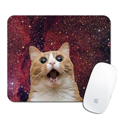 Royal Up Custom Cat Mouse Pad Gaming Mousepad Waterproof Material Non-Slip Personalized Rectangle Mouse pad (9.4 x 7.8 x 0.12 Inch)