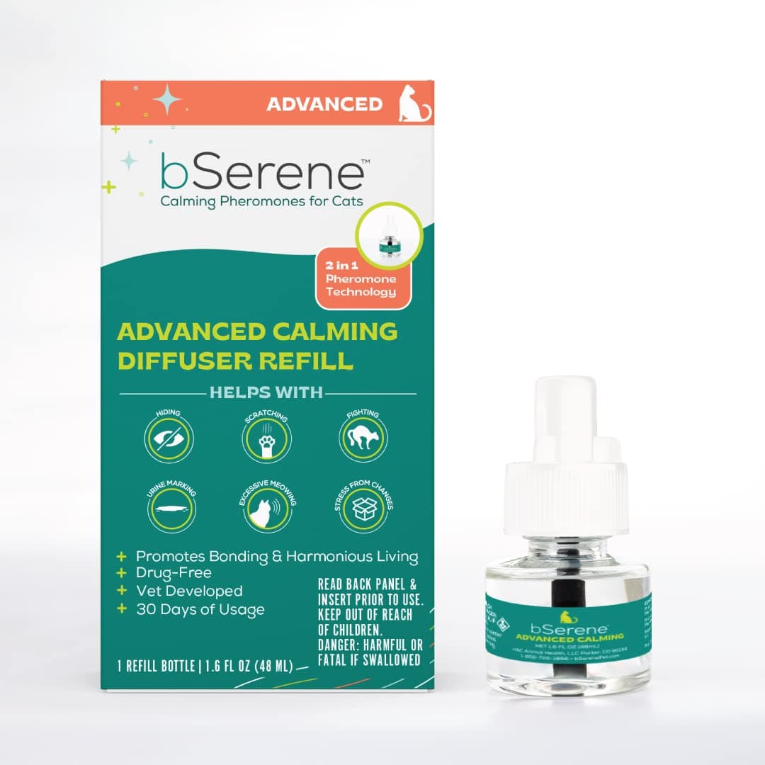 bSereneAdvanced Cat Calming Pheromone Diffuser - Refill