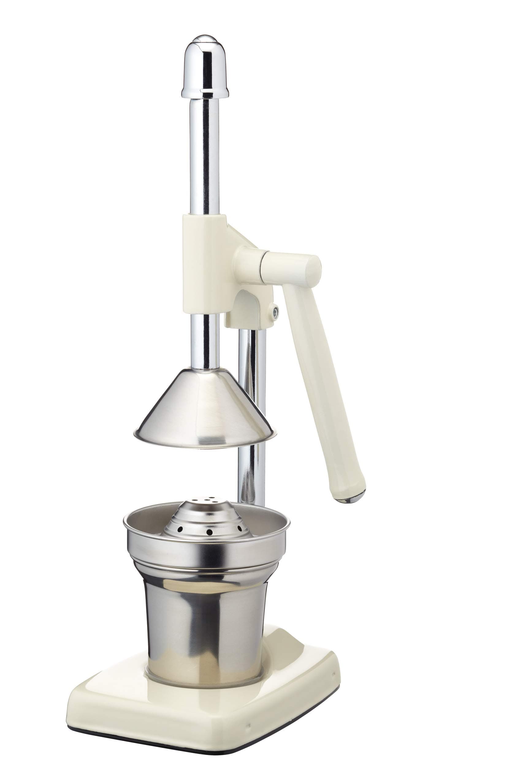 KitchenCraft Living Nostalgia Juicer, Cream/Silver