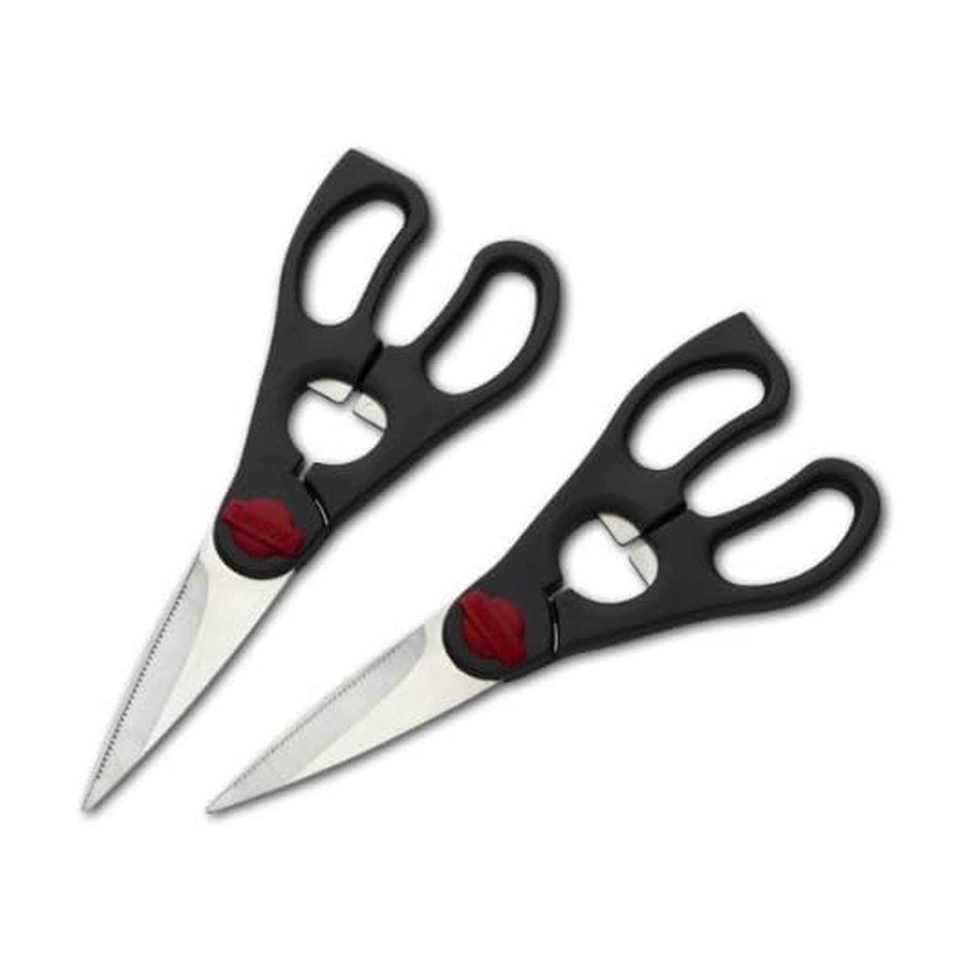 Farberware 2-Piece Stainless Steel Utility Shears, Black