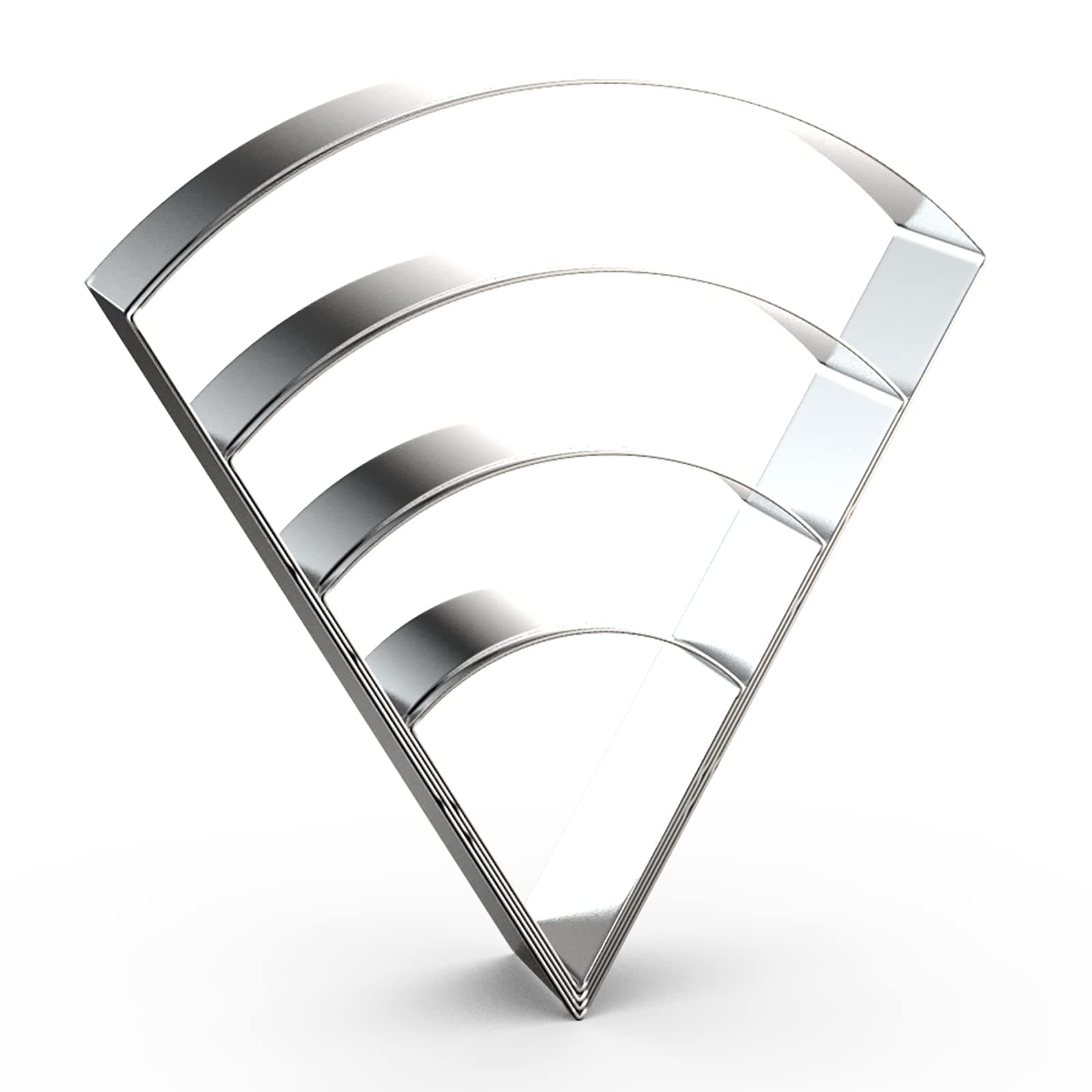 Pizza Slice Cookie Cutter Set Large - 5 Inch, 4 Inch, 3 Inch, 2 Inch - Geometric One-eighth Circle Candy Corn Geometric Cookie Cutters Shapes Molds - Stainless Steel