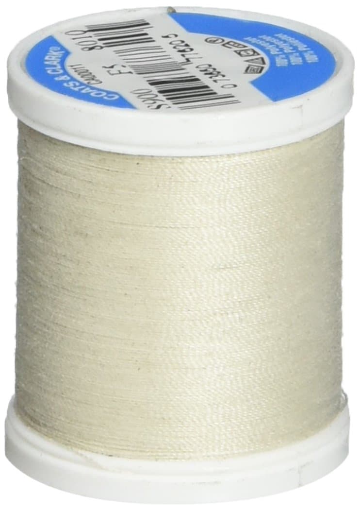 Coats Thread & ZippersDual Duty XP General Purpose Thread, 125-Yard, Natural