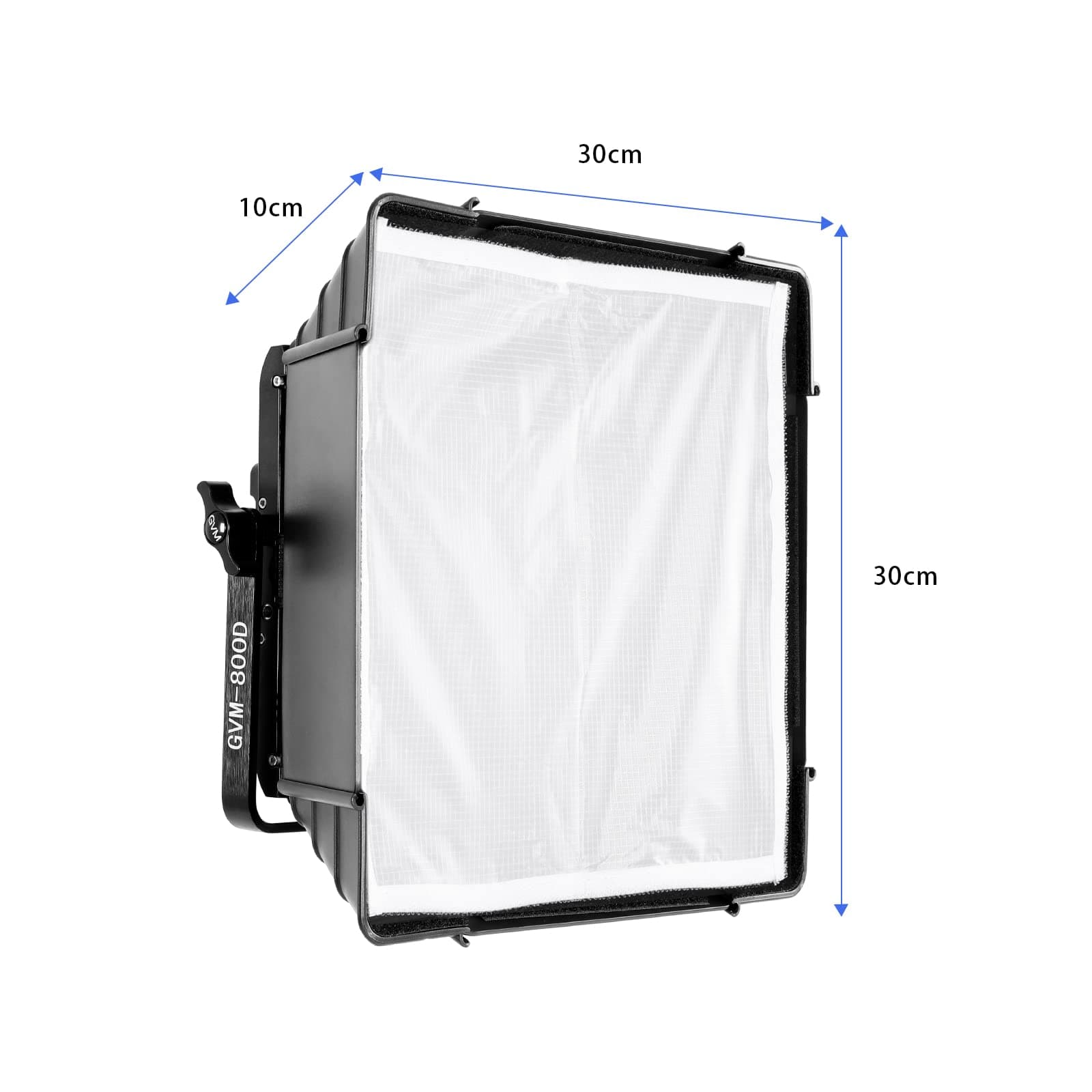 GVM Great Video Maker LED Lighting Softbox with Grid Beehive for 800D/560AS/480LS, Foldable Light Diffuser for LED Lighting, Photography Studio Portrait Shooting, 11" x11''