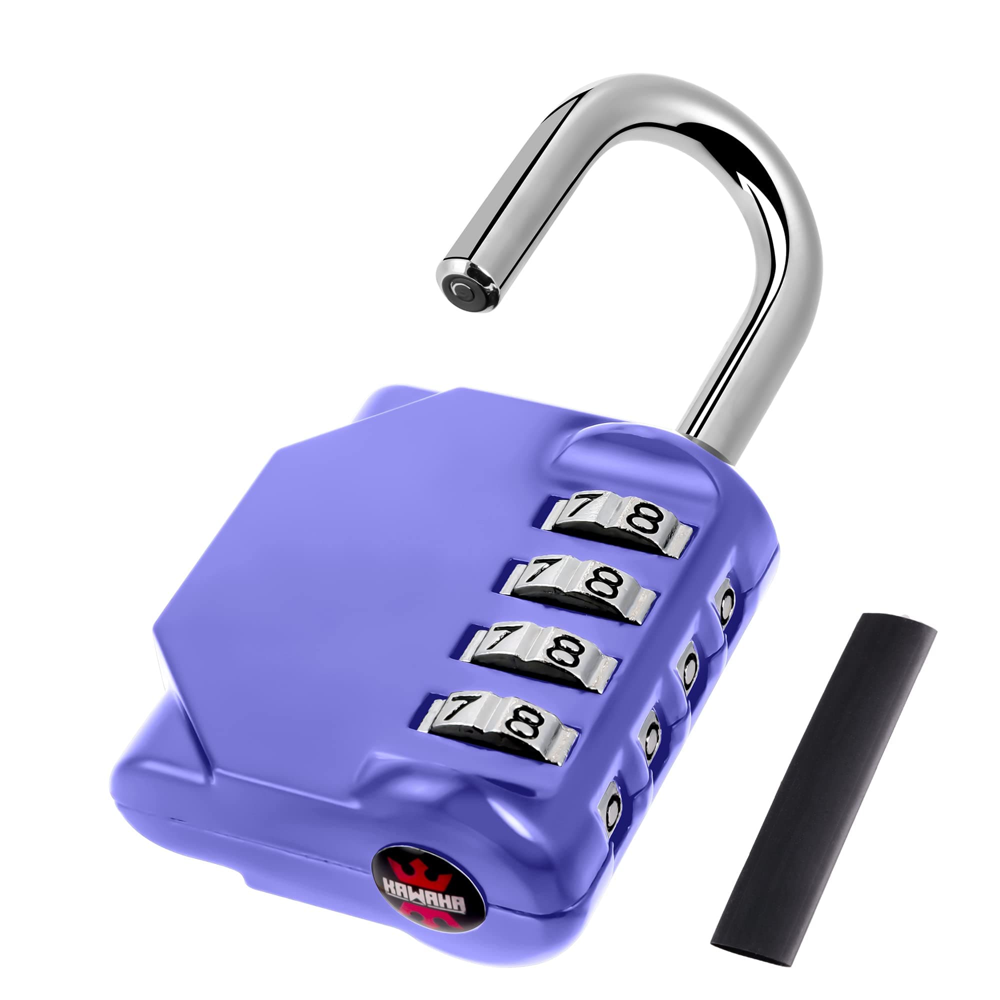 CL11AS Combination Lock, 4 Digit Outdoor Combination Padlock Set Your own Combination for Gym Locker Lock, School, Gates, Doors, Toolbox, Hasps and Storage