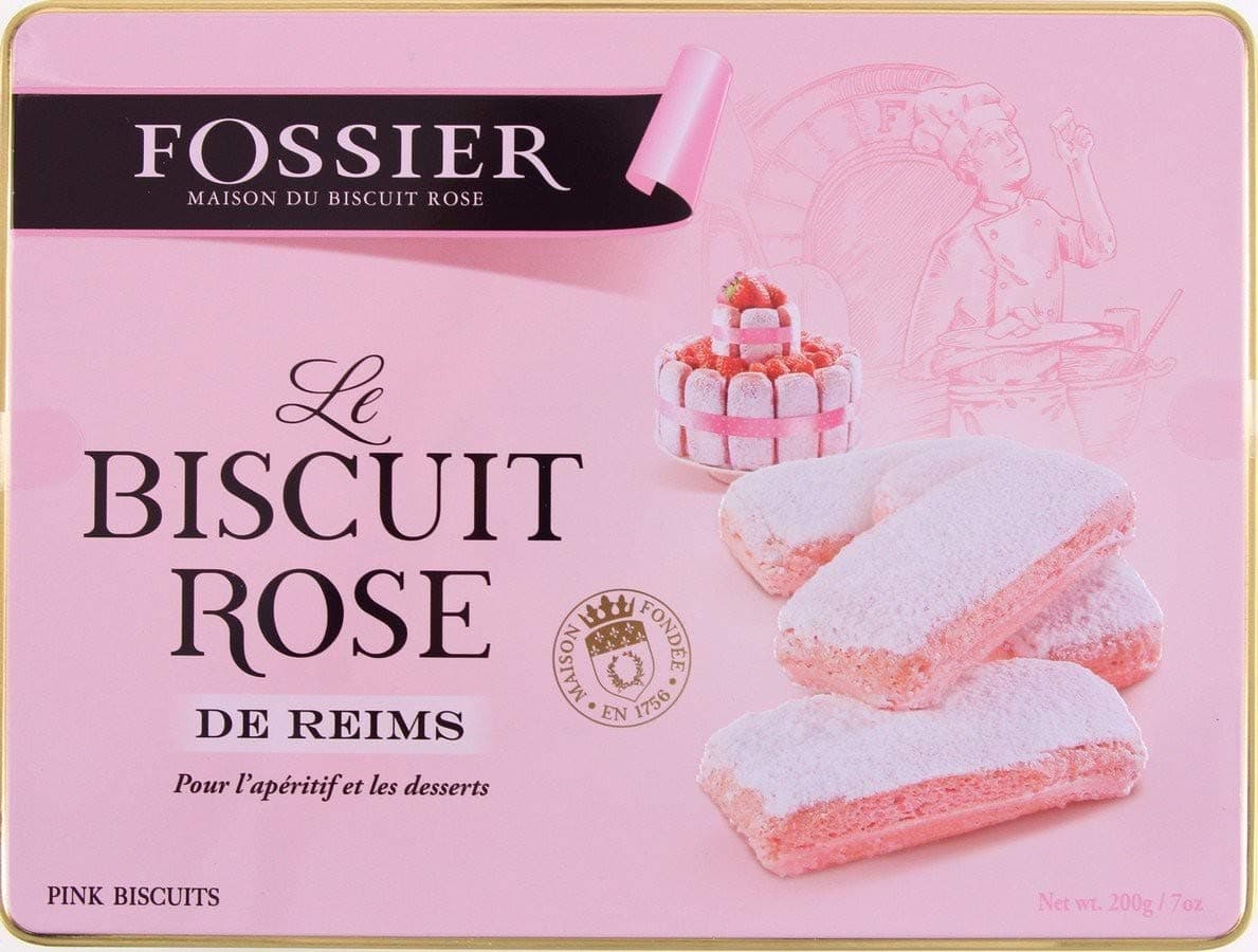 FOSSIER 24 Biscuits Roses Tin 200 g