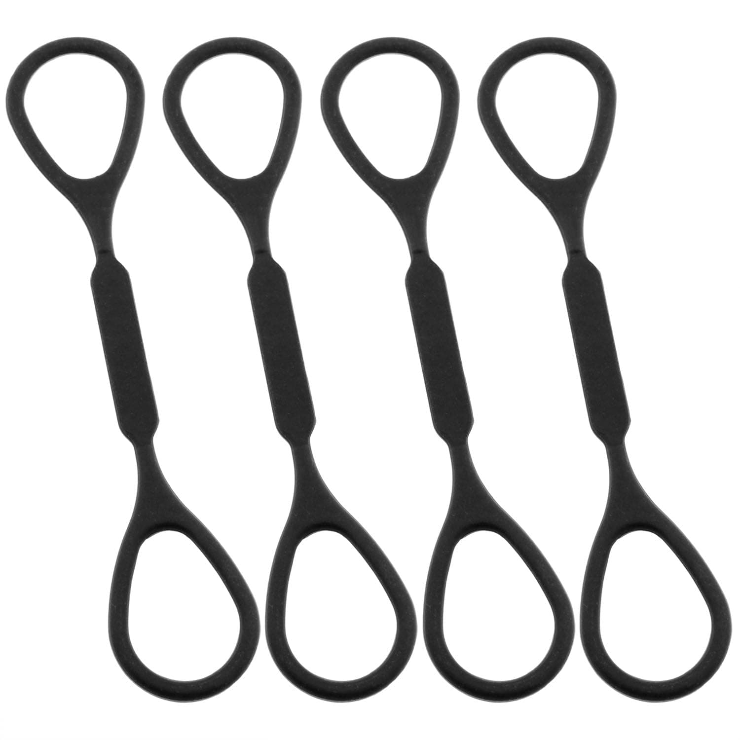 AYLIFU Small size accessories small size accessory replacement small size slide tube stop ring black 4.72×0.94×0.11inch for protection and stability 4pcs