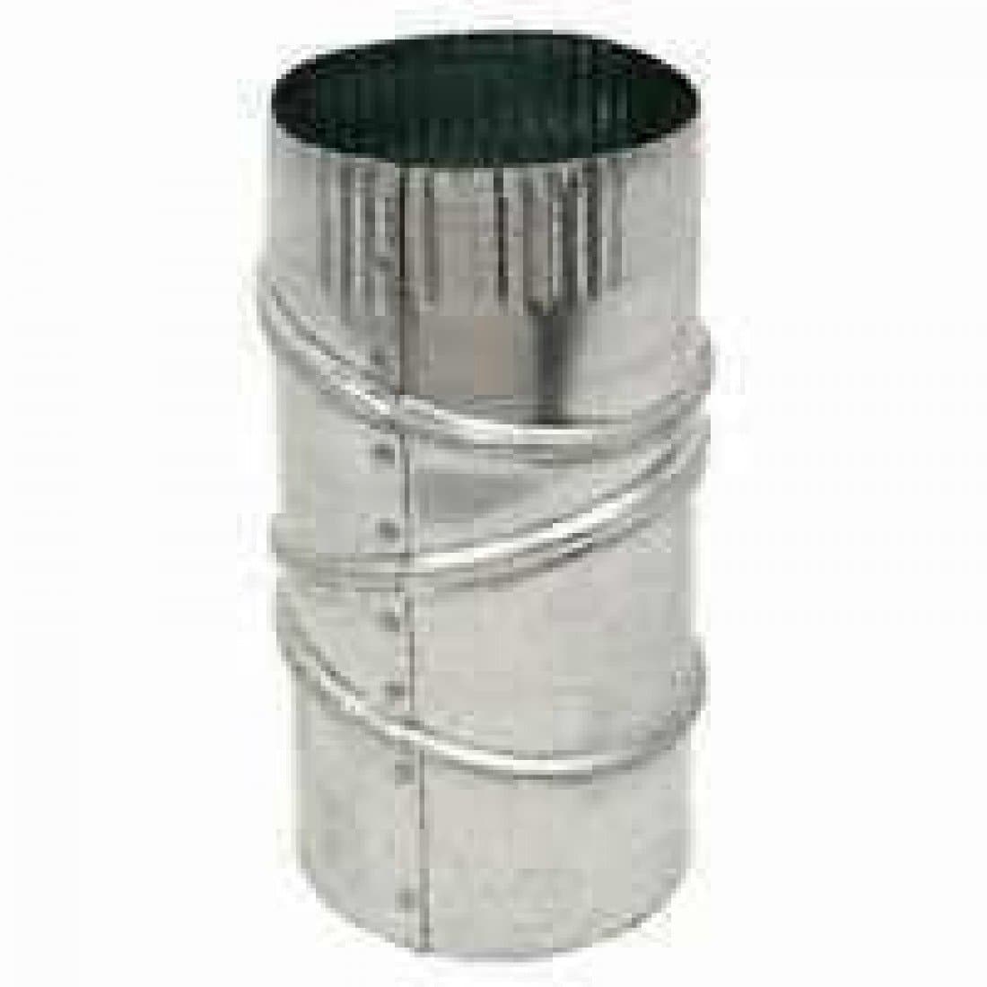 Gray Metal 3-28-302 Galvanized Adjustable Stove Pipe Elbow, 3"