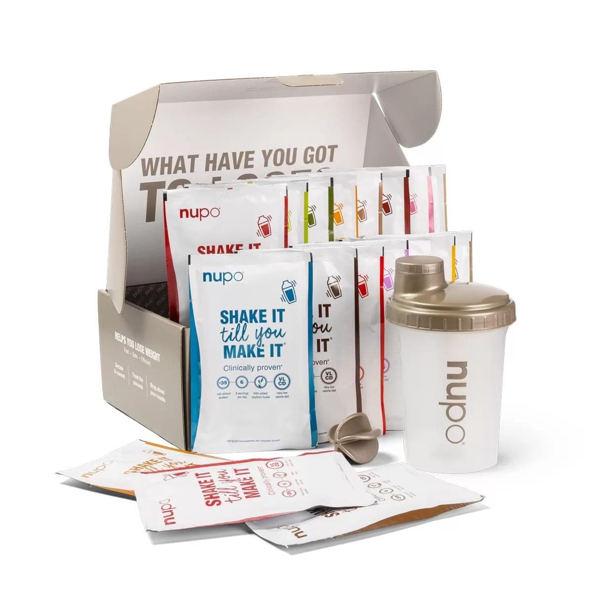 Diet Taster Pack I Clinically Proven Total Meal Replacement for Weight Management I 1 x Shaker, 8 x Diet Shakes, 3 x Soups, 7 x Meals I Low Calorie & GMO Free