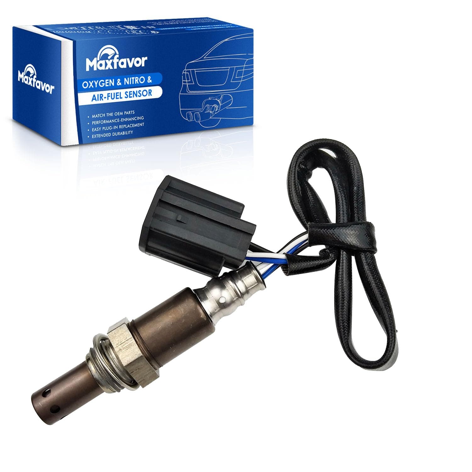 1Pc Upstream Air Fuel Ratio Sensor Oxygen O2 Sensor Replacement for Maz-da 3 2.0L 2004 2005 2006 2007 2008 2009 Only for Calif, 02 Sensor OE# 234-9085 15918 75-3493 25669 SG1661